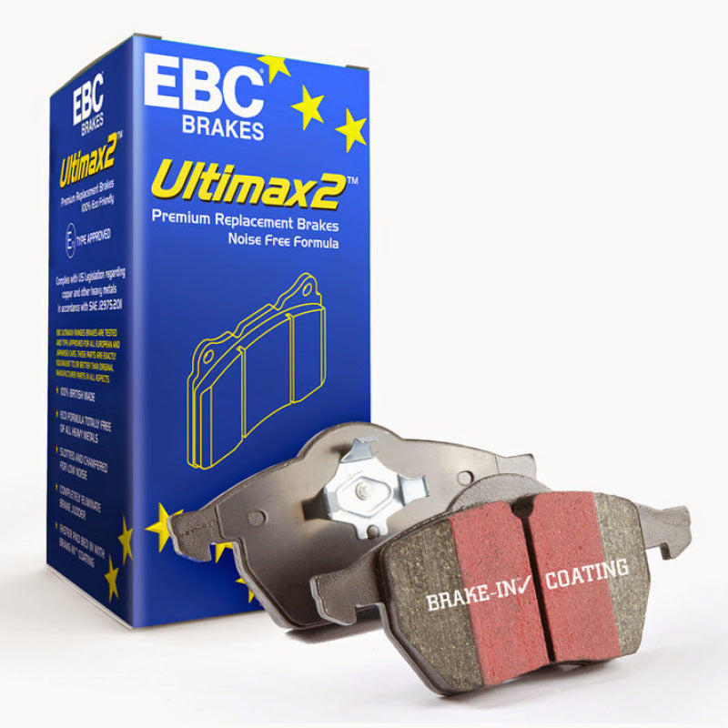 EBC 12+ Subaru BRZ 2.0 (solid rear rotors) Ultimax2 Rear Brake Pads