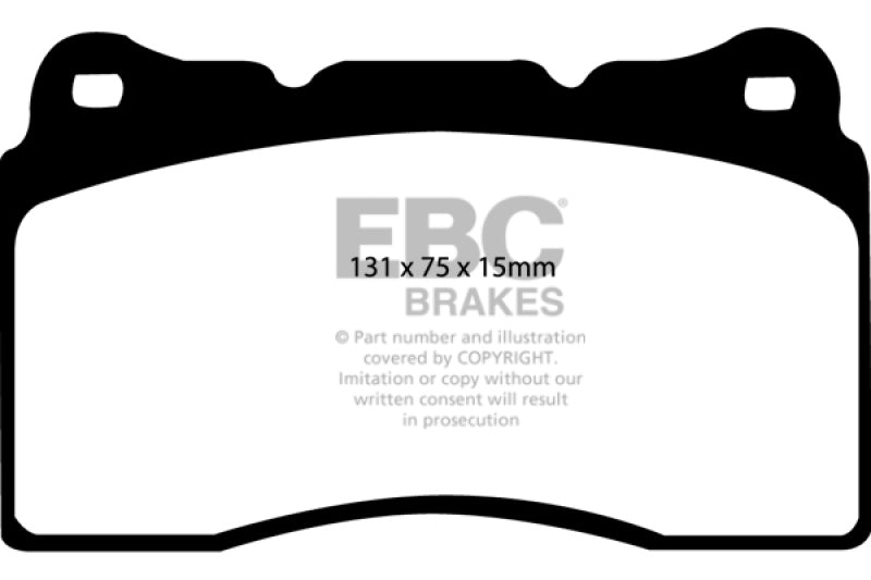 EBC (Manual)(Brembo) Ultimax2 Front Brake Pads