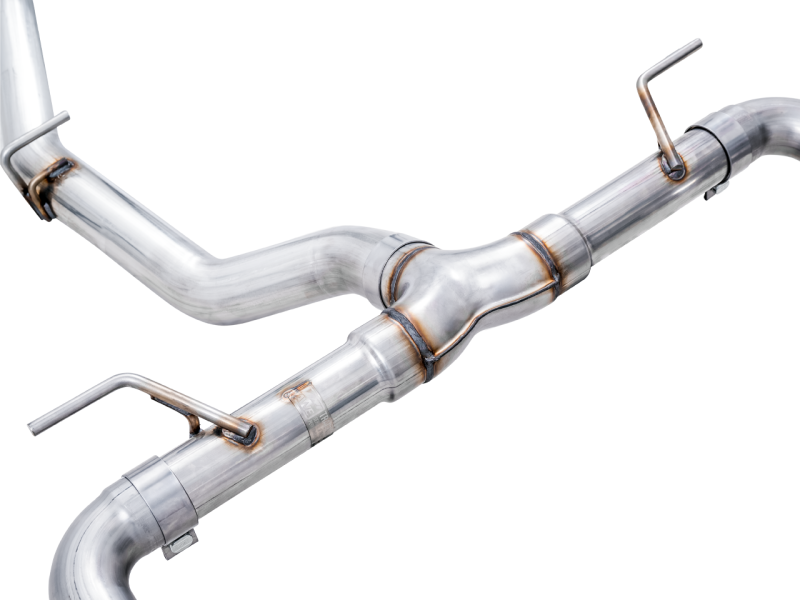 AWE Track Edition Cat-Back Exhaust- Chrome Silver Tips