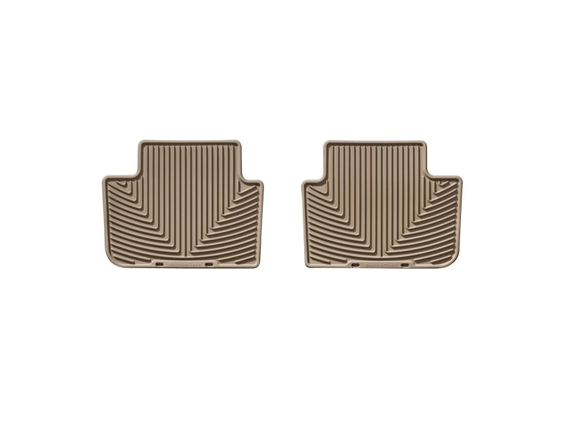 WeatherTech 04+ BMW X3 Rear Rubber Mats - Tan