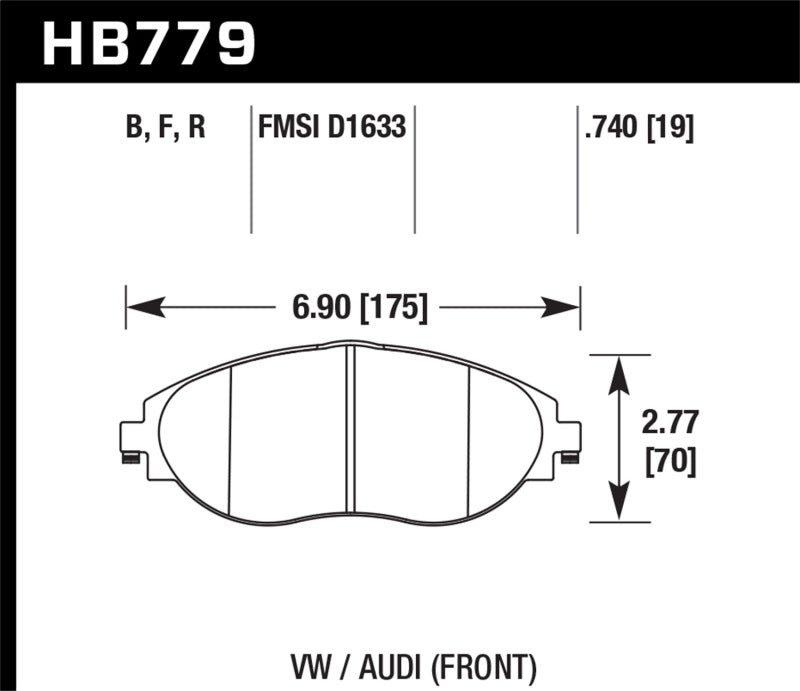 Hawk DTC-30 Front Brake Pads